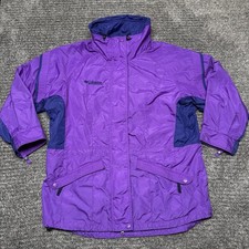 Vintage Columbia Sportswear Gizzmo Purple Blue Ski Jacket Snow Men's Large 90s