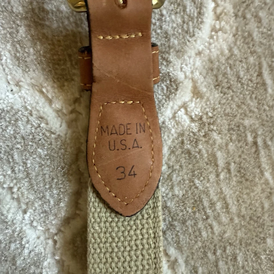 Cinturón de golf FSU Florida State University Seminoles CUERO Zep PRO 34 hecho en EE. UU. Foto 2 de 4