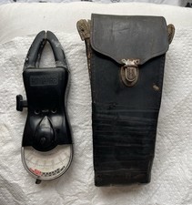 Vintage Amprobe Model 300 AC Volt Ammeter Clamp Meter w/Case USA Untested 