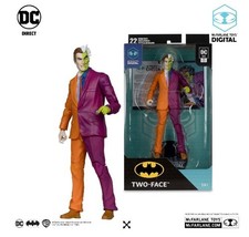 NEW IN BOX McFarlane Toys Digital DC Direct TWO-FACE SILVER AGE DC Multiverse
