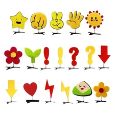 Fun Duckbill Clip Hairpin Exclamation Mark Showy Pattern for Women Girl