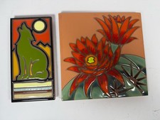 2 Carly Quinn Designs Tucson Hand Glazed Tile...