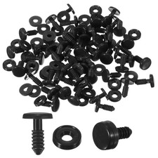 12mm Doll Joints, 50Set Plastic Removable Animal Joints Parts, Black