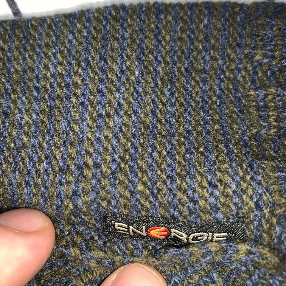 Vintage Energie Miss Sixty Mens Wool Sweater Ribbed Preppy Made Italy Size XL - Image 4 of 4