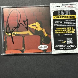 Inserto CD Taylor Swift firmato Life Of A Showgirl con disco AUTO JSA COA
