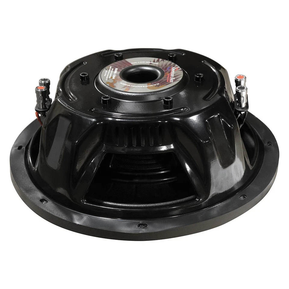 AMERICAN BASS HAWK ТОНКИЙ 12 «900W RMS НЕГЛУБОКОЕ КРЕПЛЕНИЕ 2 ОМ DVC САБВУФЕР НИЗКОЧАСТОТНЫЙ ДИНАМИК D2 - Изображение 2 из 3