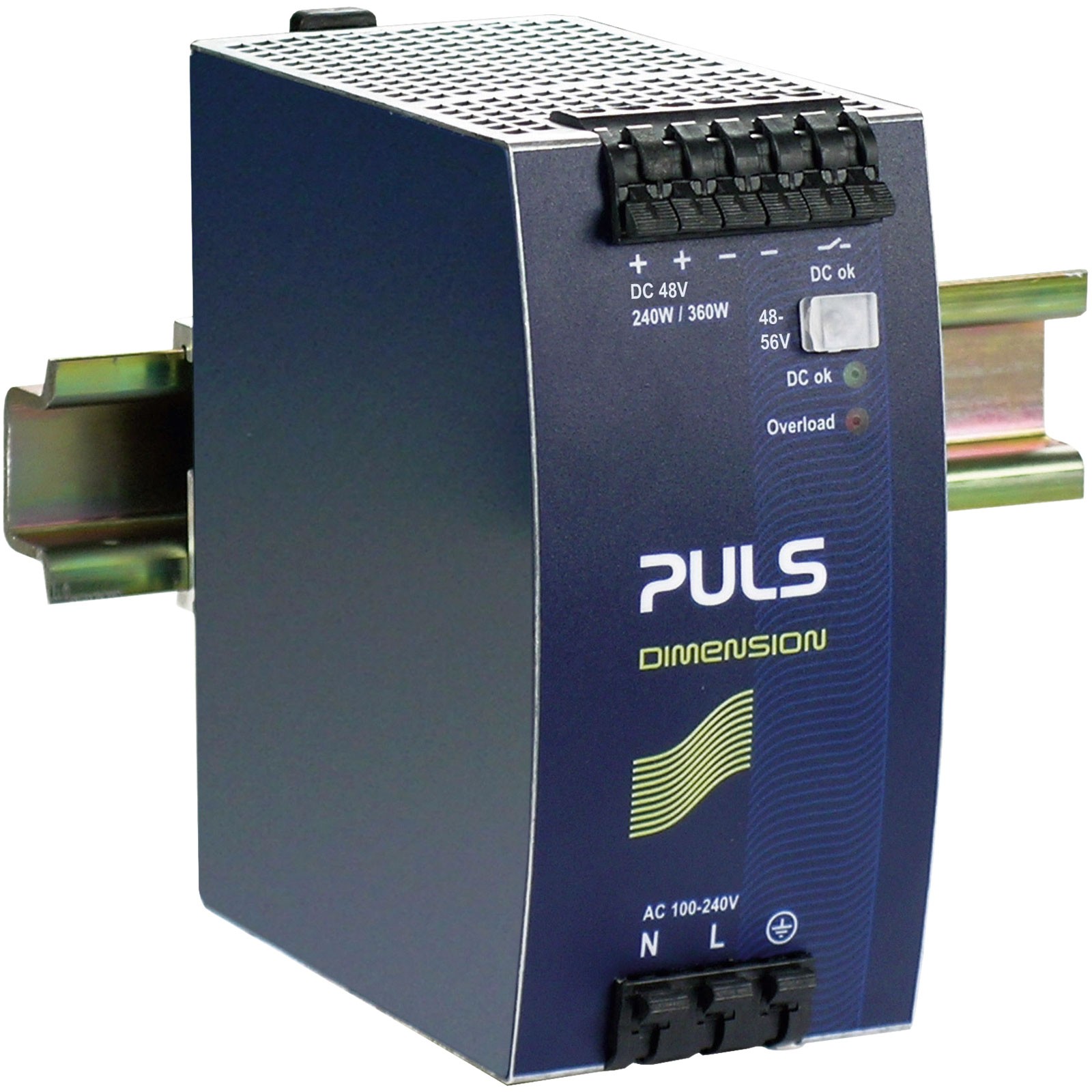 PULS Dimension DIN Rail Power Supply 48V DC 5A 240W 1-Phase 85-276V AC