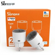 2er Pack Smart Plug SONOFF S60ZBTPF Zigbee Steckdose16A Alexa Google
