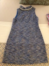 NWT Lilly Pulitzer Portia Shift Blue Thistle Size 10
