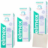 Elmex ZahnspüLung Sensitive 3Er Pack 3X400Ml Flasche Usy Block