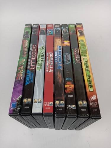 8 Godzilla DVDs Mechagodzilla 2000 Tokyo SOS Final Wars Revenge Ghidorah