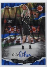 2025 Chrome McDonald's All American Winning Tag Darius Adams Patch Auto 1m6p