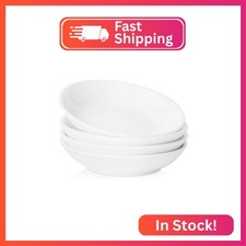 UIBFCWN 3 Oz Ceramic Dipping Bowls, Soy Sauce Dishes Set of 4, Dipping Sauce Cup