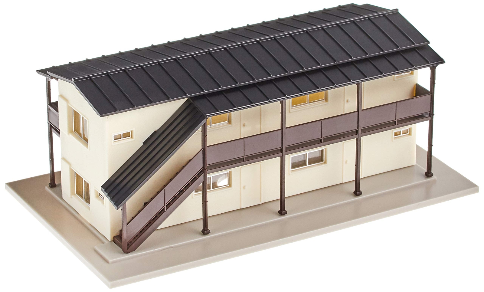 Tomix N Gauge Substation Model Kit – 1/150 Scale Gray Plastic Build, Perfect For Railway Layouts