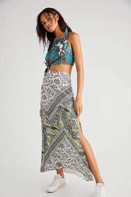 New Free People Ingrid Midi Dress sz 6 | eBay
