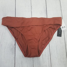 La Blanca Island Goddess Shirred Band Hipster Bikini Bottom Size 14