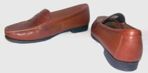 NEU EASTLAND 3925 KLASSISCHE BRAUNE DAMEN-LEDER-PENNY-HALBSCHUHE 12 M - Bild 2 von 3