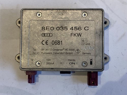 Audi A3 8P A4 B7 A6 4F /gebr. Antennenverstärker Steuergerät 8E0035456C #758