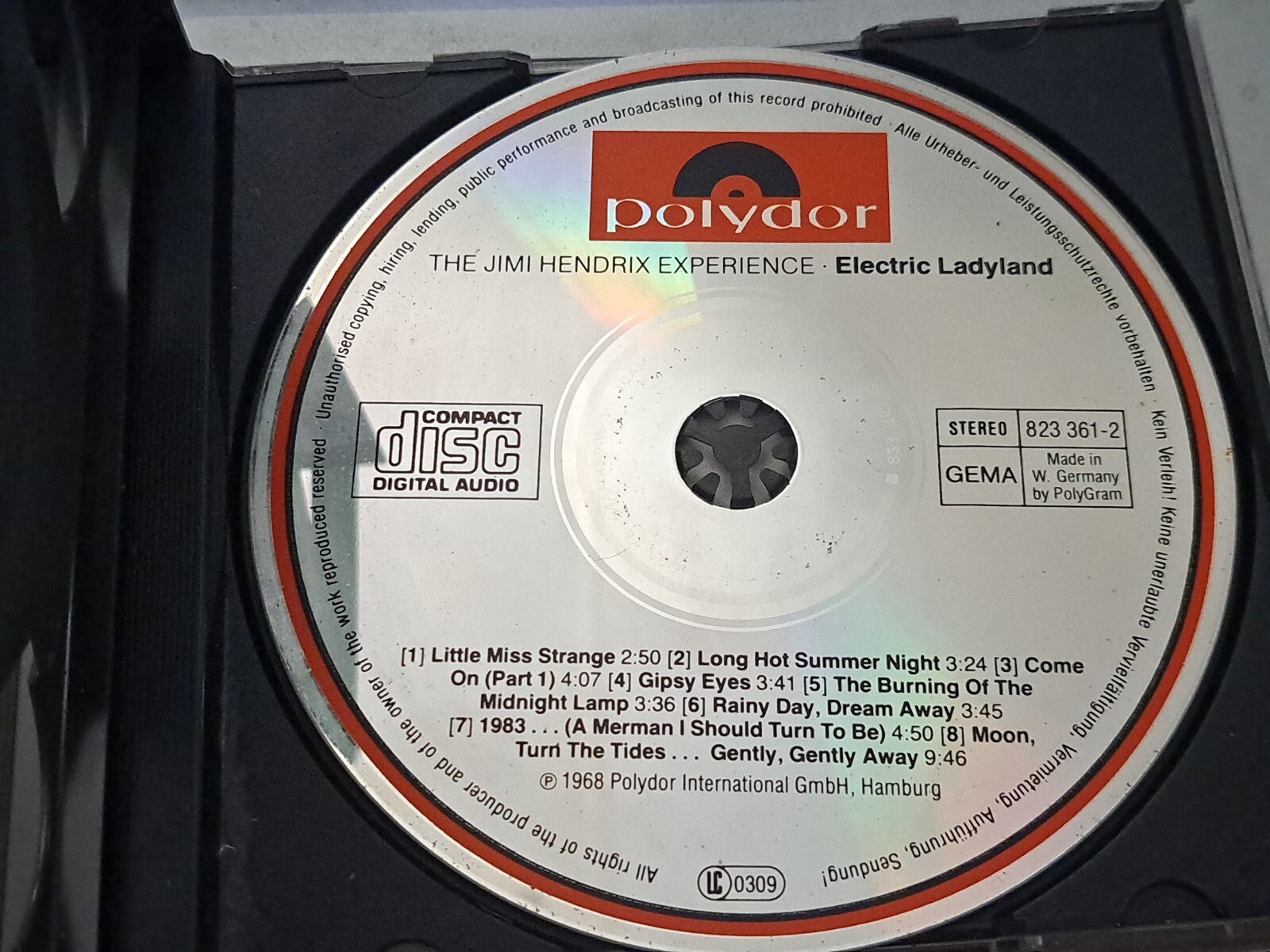 Jimi Hendrix Experience Electric Ladyland 2 CD Nude Cover Set West