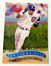 1997 Topps Stadium Club MLB Trading Card #40 Sammy Sosa Chicago Cubs