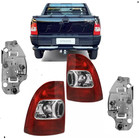 2 X Lights Rear for Fiat Strada 2002 A 2005 Complete Lamp Holders
