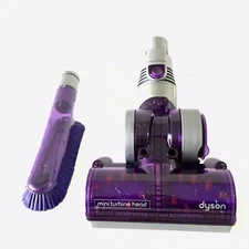 Dyson Soft Dusting Brush and Mini Turbine Head - Purple