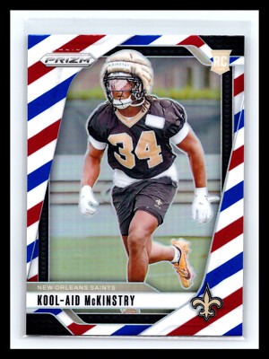   Kool Aid McKinstry 2024 Prizm Red White Blue Holo Refractor RC # 363