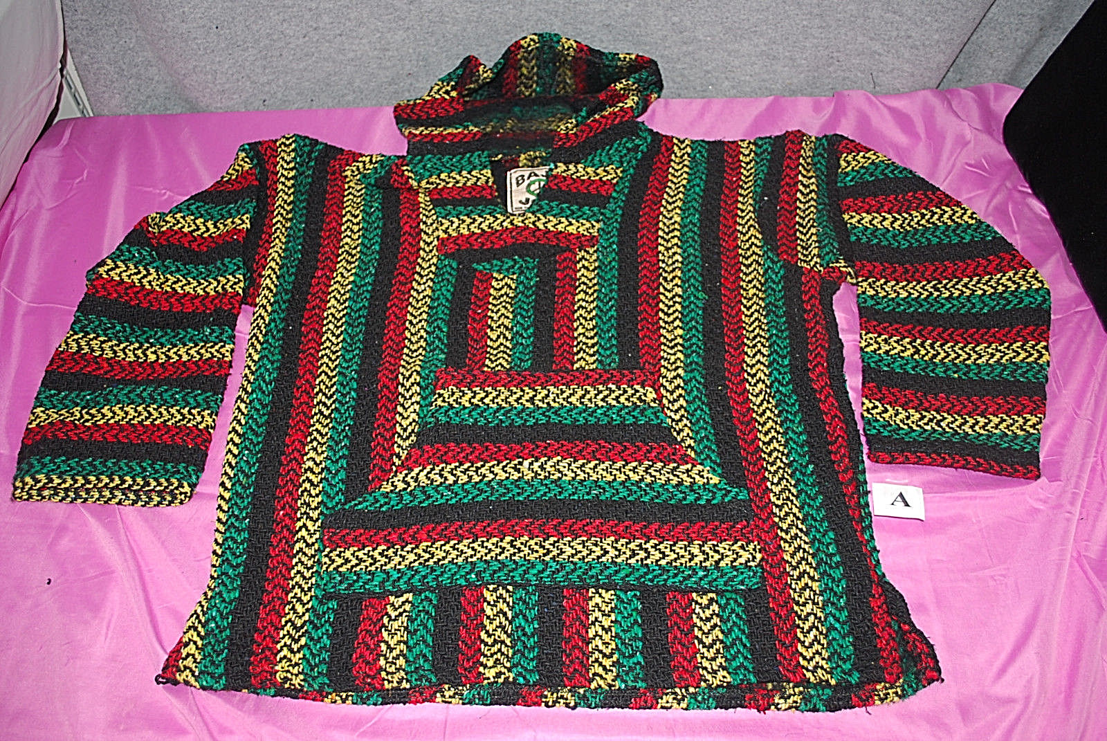Baja Joe Mexican Unisex Hoodie Poncho / Jacket Assorted Colors & Sizes