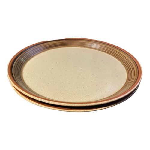 Mikasa Country Cabin Dinner Plates Potters Art Ben Seibel Design 2 Pc - Picture 2 of 4