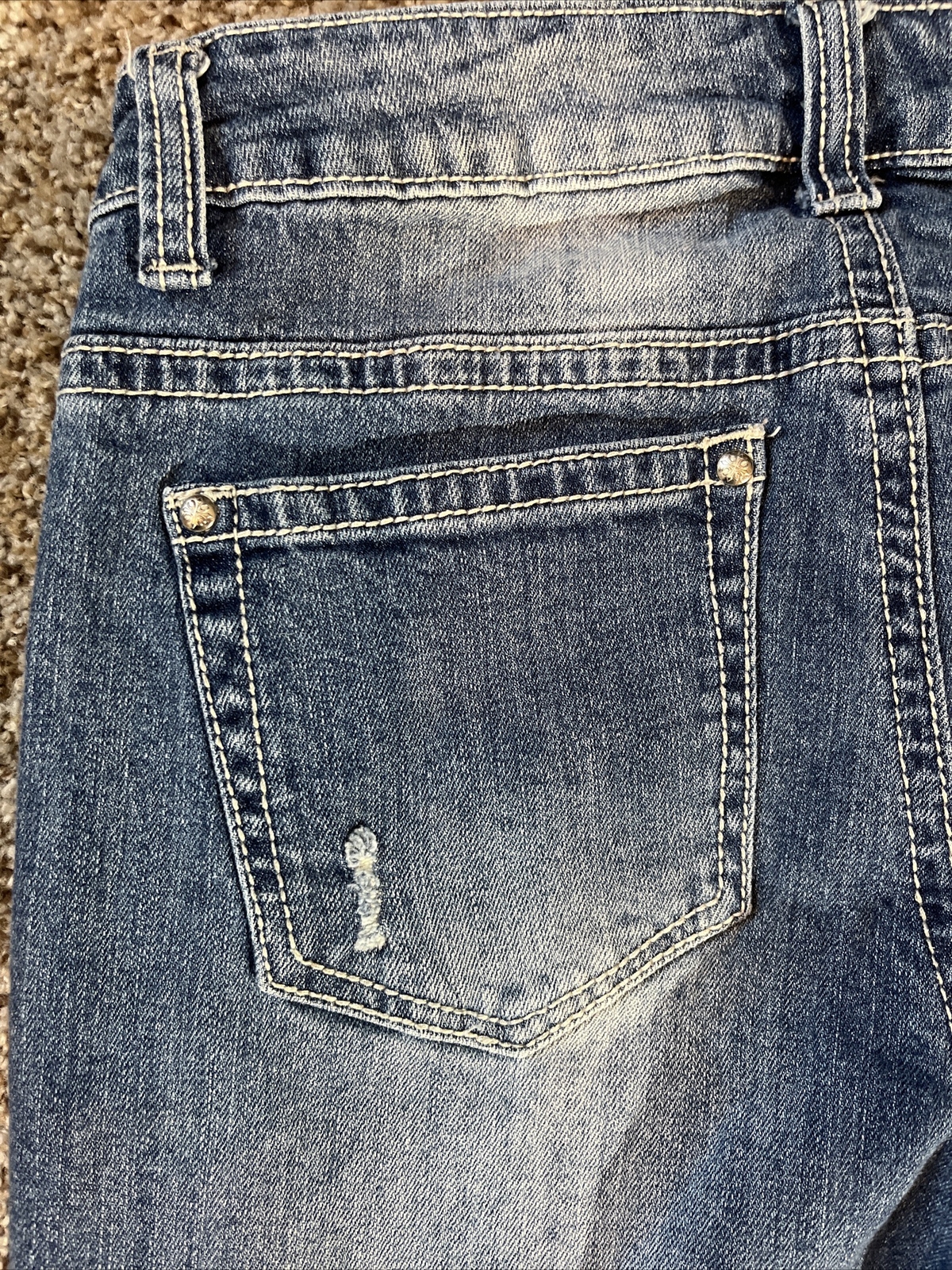 Love Indigo Womens Size 8 29x32 Bootcut Denim Jeans - View 12