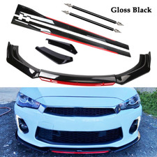 Front Bumper Lip Spoiler Splitter Side Skirt Body Kit For Mitsubishi Lancer Gts Front Bumper Lip Spoiler Splitter Side Skirt Body Kit For Mitsubishi Lancer Gts