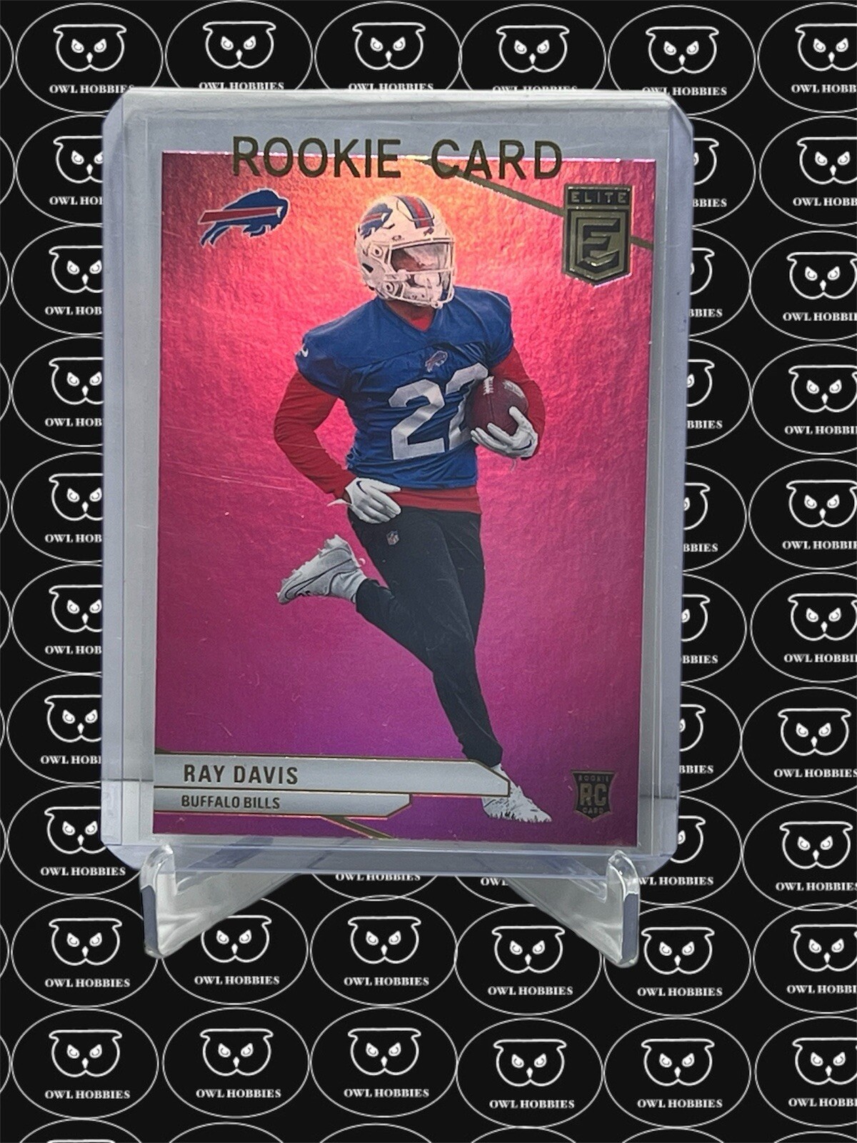 2024 Panini Donruss Elite - Rookie Pink #154 Ray Davis (RC) Buffalo Bills