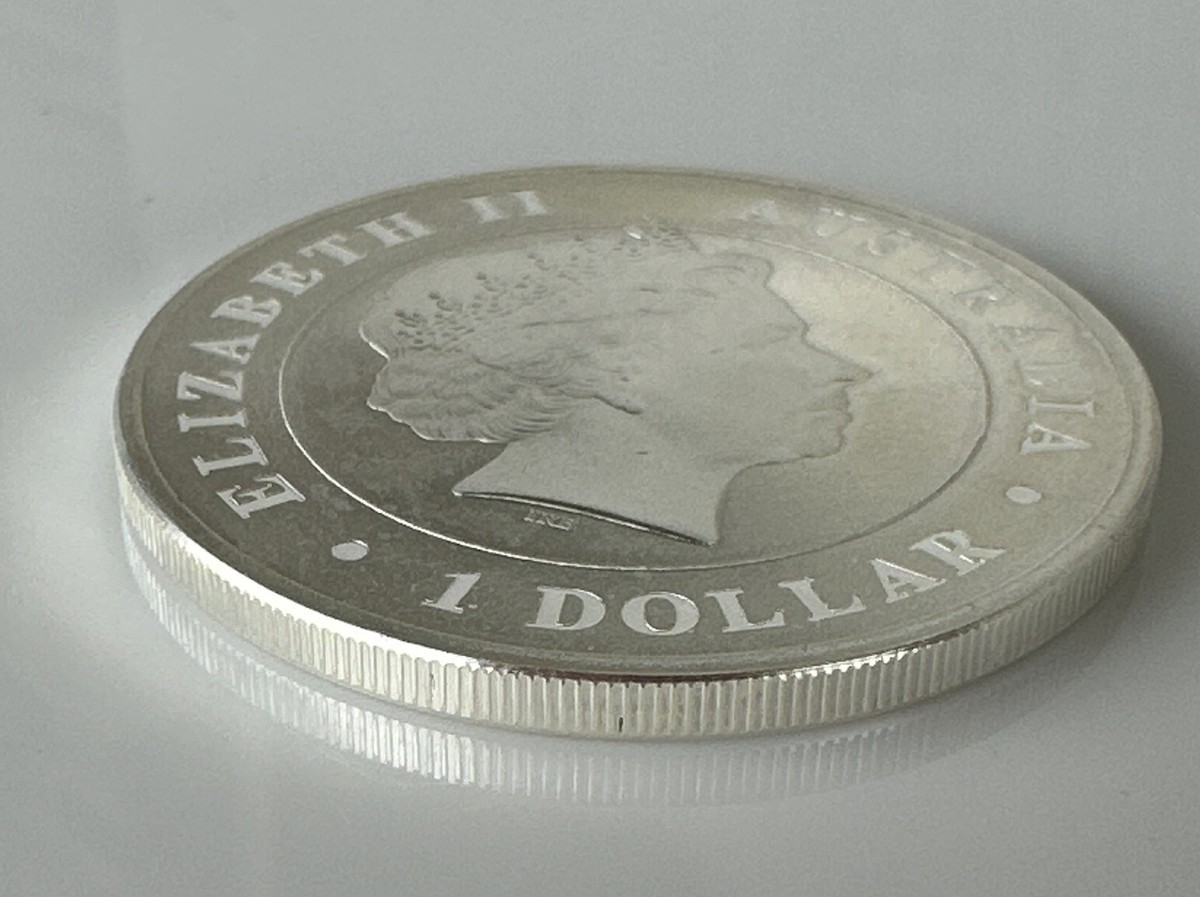 2014 Australian Saltwater Crocodile 1 Troy OZ .999 Silver