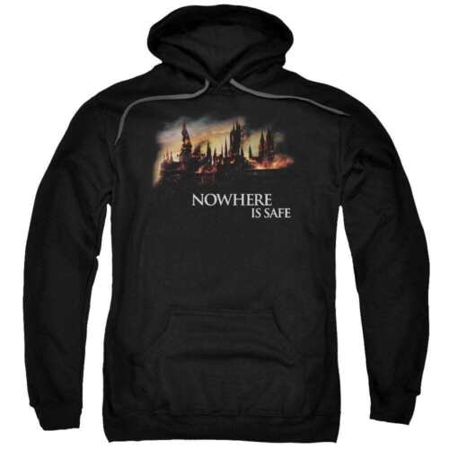 Harry Potter Burning Hogwarts Pullover Hoodie - Picture 1 of 3