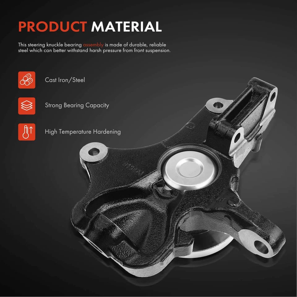 Conjunto de nudillo de dirección delantero derecho para Mercedes-Benz Sprinter 3500 2010-2017 tracción trasera Foto 4 de 4