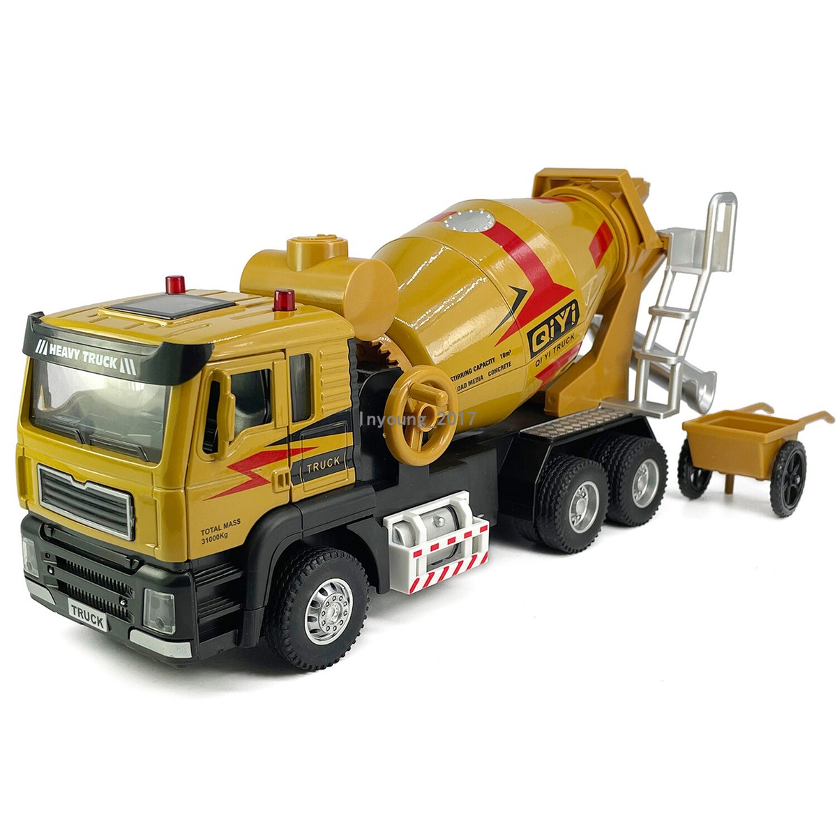 ミニカー　UN UNIC CIMENT TRACTER Cement Mixer Truck Toy Construction Vehicle 1:40 Diecast