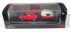 Malibu International 1/87 Alfa Romeo 147 GTA with Caravan red H.O.