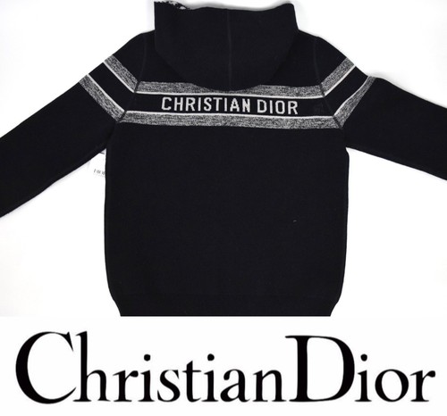 DIOR LOGO REVERSIBLE ZIPPED CARDIGAN 