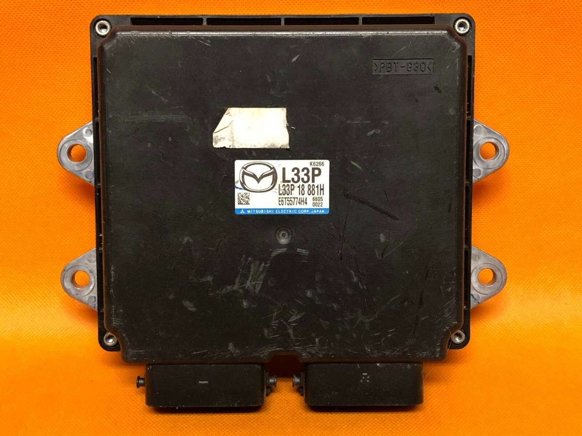 2007 07 MAZDA CX7 2.3 ATX TURBO ECM ECU CONTROL MODULE PCM L33P 18