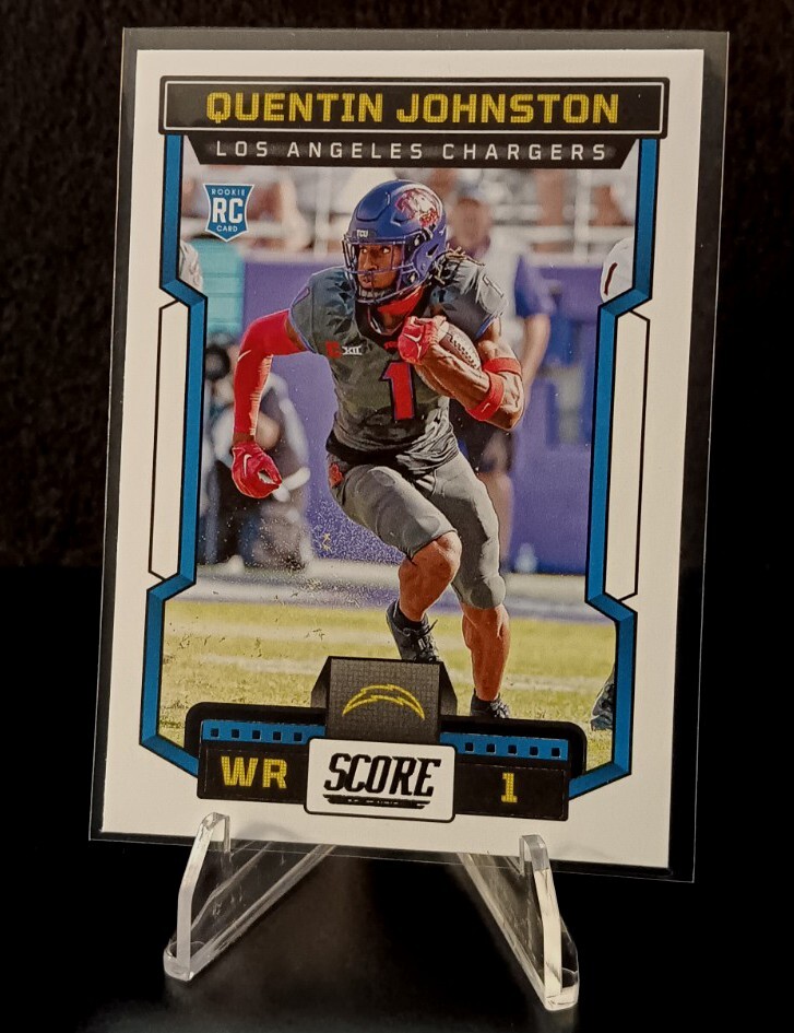 2023 Score QUENTIN JOHNSTON Rookie Card #345 Los Angeles Chargers RC