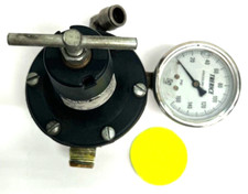 PARKER HEAVY DUTY T-HANDLE REGULATOR WITH GAUGE 2-5/8" DIA