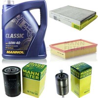 Mann Inspektionspaket 5L Mannol Classic 10W-40 FüR Seat Cordoba 1.6I 1.8I 2.0I