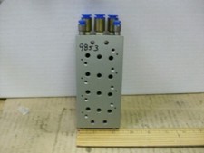 SMC 4 STATION SOLENOID VALVE MANIFOLD