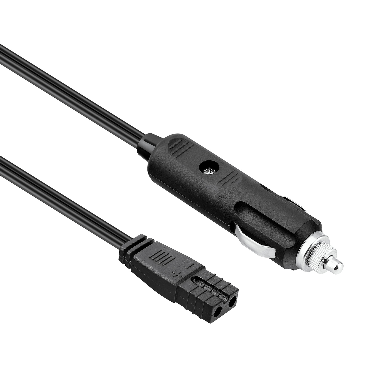 Black 12V Lead Cable Plug Wire 2Pin Charger For Car Cooler Cool Box Mini Fridge