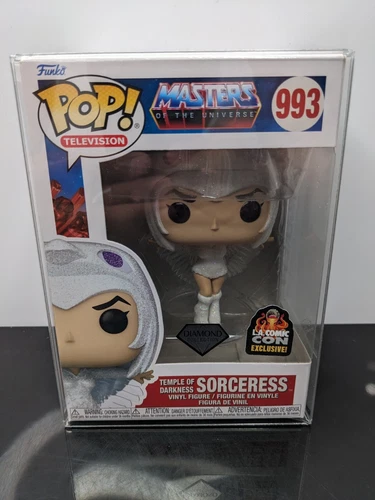 Funko POP MOTU Temple Of Darkness Sorceress Diamond LACC 933 w Protector