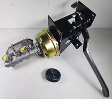 Universal 90 Degree Under Dash Power Brake Pedal W Booster Master Cylinder Kit Universal 90 Degree Under Dash Power Brake Pedal W Booster Master Cylinder Kit
