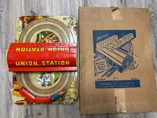 Vintage 1950's Automatic Toy Company Mystery Union Station Mint CompleteInv-1459