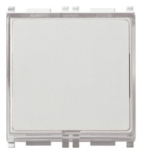 Pulsante a targhetta campanello 1P NO 10A 250V bianco 14050 VIMAR PLANA