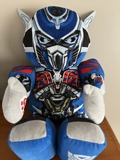 Build a Bear BAB Transformers  Optimus Prime  Stuffed Plush Animal Toy, 18" Blue
