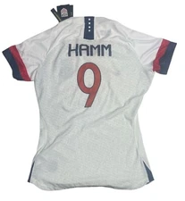 Authentic NIKE Team USA YOUTH LARGE, home soccer jersey, MIA HAMM, NEW/TAG
